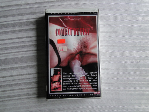 Vintage Adult XXX VHS Porn Tape Video Movie Combat De Fist                               SK5