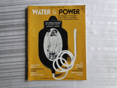 Vintage Nude Erotic Sexy Adult Magazine Water & Power Vol 1 No. 3  1976                    SK7