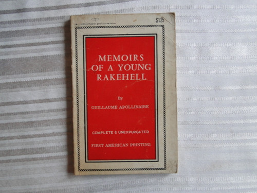 Vintage Adult Paperback Book/Novel Memoirs of a Young Rakehell   1967     SK8