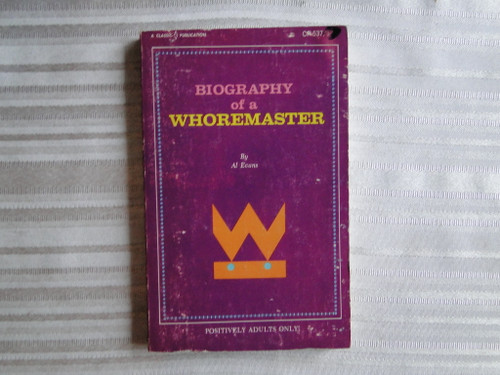 Vintage Adult Paperback Book/Novel Biography of a Whoremaster 1969     SK8