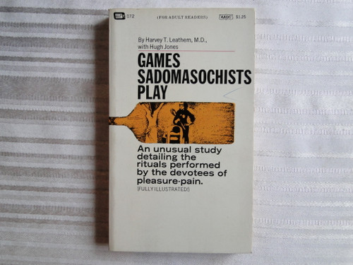 Vintage Adult Paperback Book/Novel Games Sadomasochists Play 1969                SK8