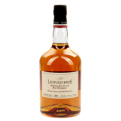 Leopold Bros Maryland-Style Rye Whiskey 750mL
