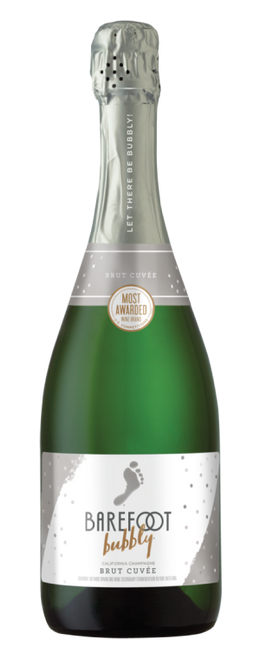 Barefoot Bubbly Brut Cuvée Sparkling California Champagne 750mL