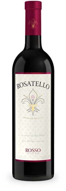 Rosatello Rosso Sweet Italian Red Wine 750mL