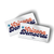 Arizona Democrat (4" x 2" Vinyl Sticker -- Pack of Two!)