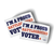 Battleground Voter (4" x 2.5" Vinyl Sticker -- Pack of Two!)