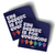 Rainbow Cactuses - The Desert Is For Everyone (3" x 3" Vinyl Sticker -- Pack of Two!)