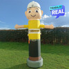 llamador inflable obrero
