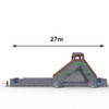 Deslizador inflable Tronco Extremo 27 X 6 X 9.8 metros.