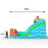 Deslizador inflable para eventos familiares y comerciales