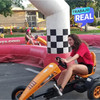 Inflable interactivo Carrera F1 para actividades comerciales