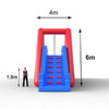Zip Line deslizador inflable para eventos en exteriores