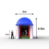 Cabina de bateo inflable Fast Pitch Gorra para actividades infantiles