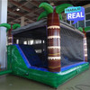 Inflable diseño tropical para eventos lúdicos