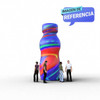 inflable botella publicitario referencia