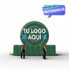 valla inflable Verde Referencia