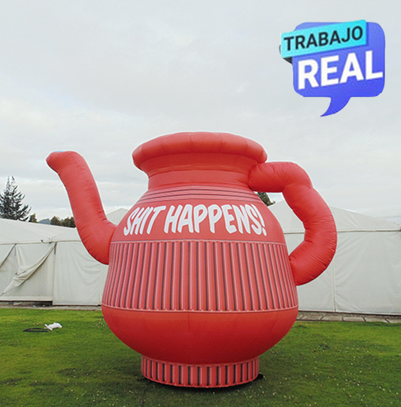 Figura especial inflable Tetera