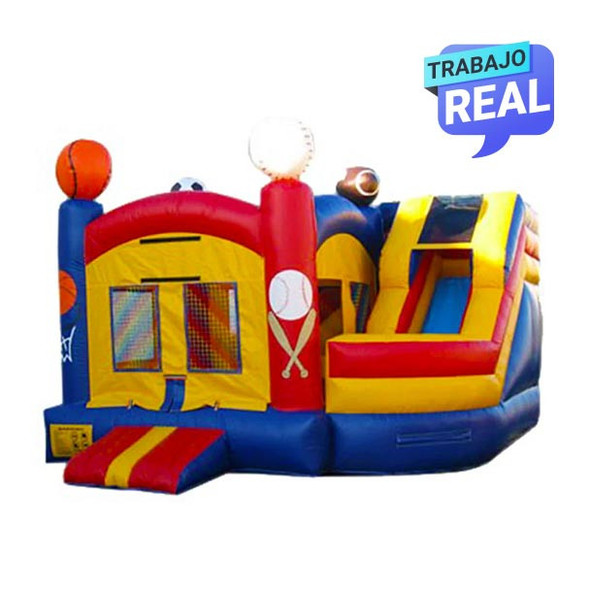 Sport Combo Twist inflable comercial.
