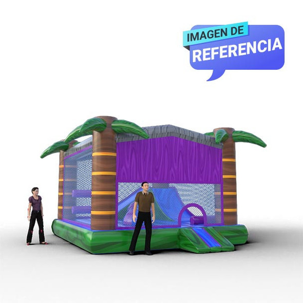 Combo inflable tropical para eventos comerciales