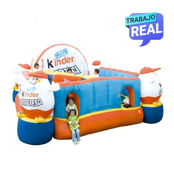 Saltarín Inflable Branding | 3 X 3 X 3 metros.