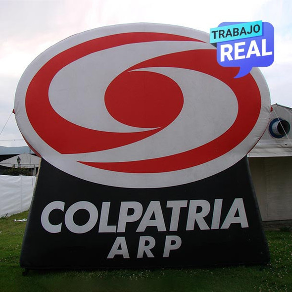 Productos inflables publicitarios Colpatria Bogotá