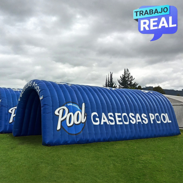 tunel recreativo inflablel Pool Medellín