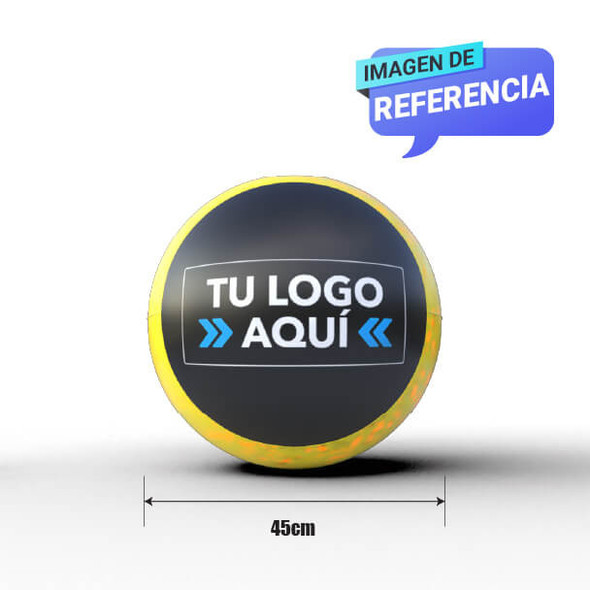 Balón Económico 19 a 45 Sellado Inflable Amarillo Referencia