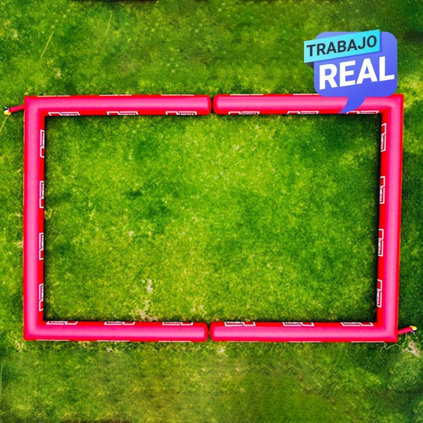 Cancha Inflable Cerramiento media