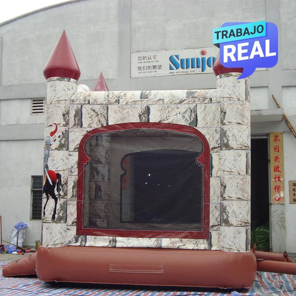 Divertido castillo inflable para niños
