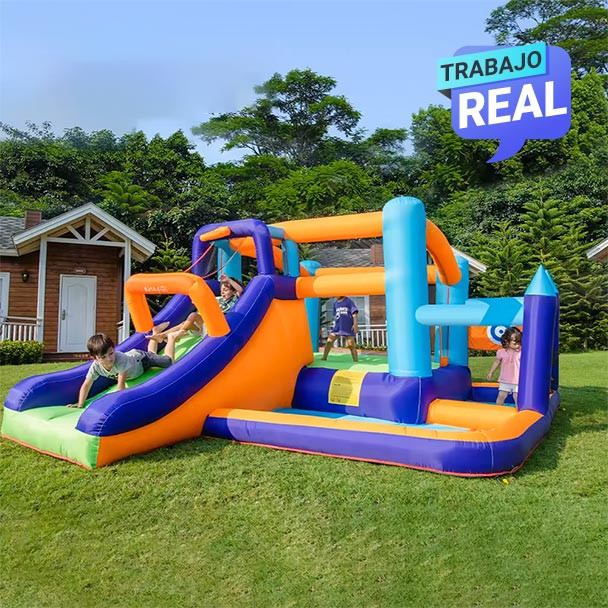 Saltarín inflable para diversión infantil