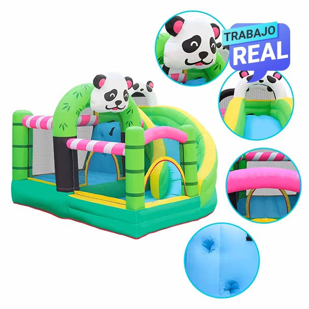 Combo inflable  Bambu Panda resistente para eventos