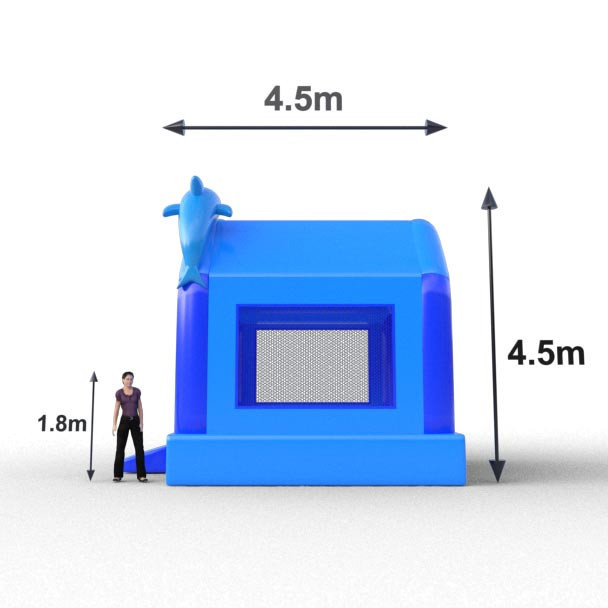 Saltarín inflable flipper seguro y confiable