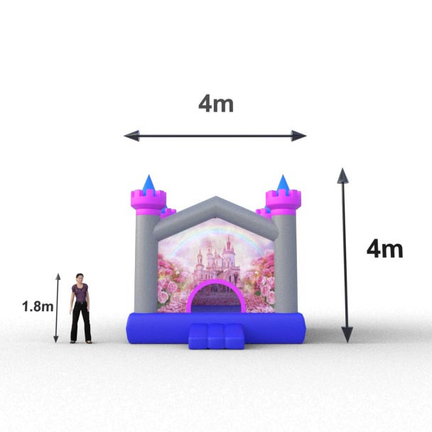 Saltarín Inflable Princesas  4 - 4.5 metros.