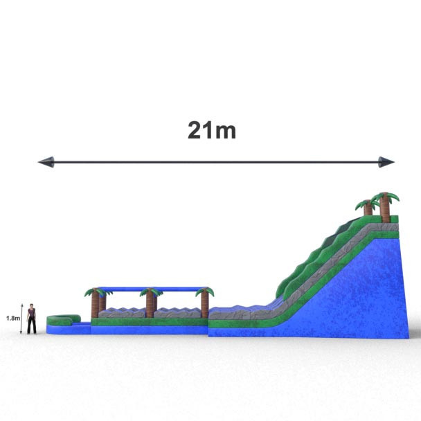 Deslizador Trueno Tropical inflable para todos