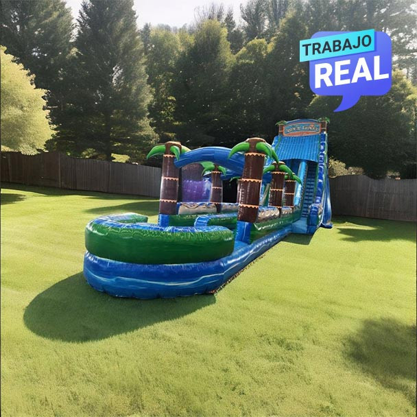 Deslizador Trueno Tropical inflable para eventos