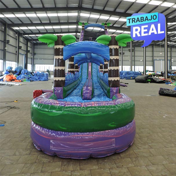 Estructura inflable Trueno Tropical para actividades