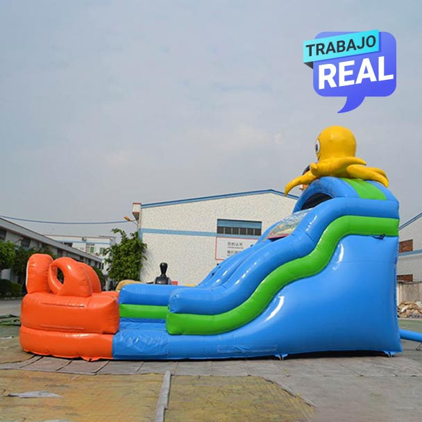 Deslizador inflable para eventos acuáticos