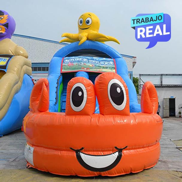 Estructura inflable resistente al agua