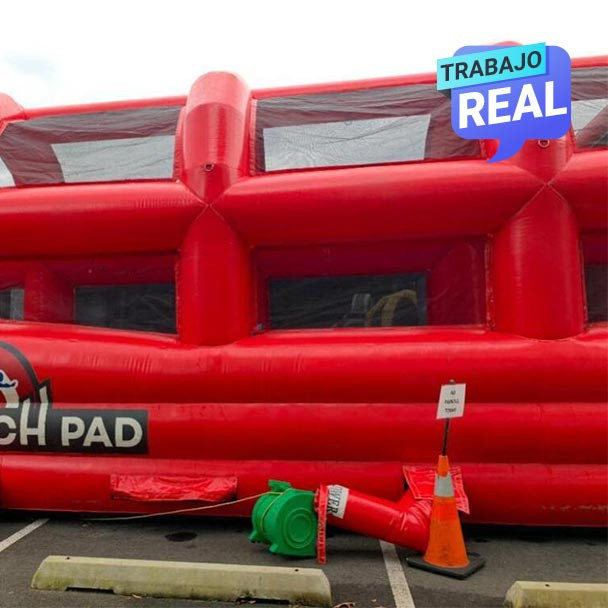 Inflable Zona de lanzamiento para actividades recreativas