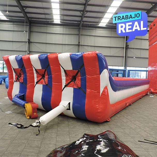 Inflable Carrera Bunge 3 Líneas para actividades al aire libre