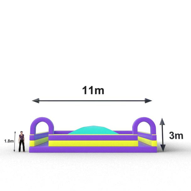 Rey de la Montaña inflable para eventos al aire libre