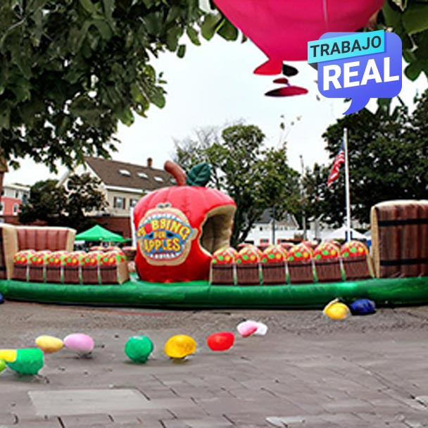 Entretenimiento interactivo inflable Bobbing for Apples
