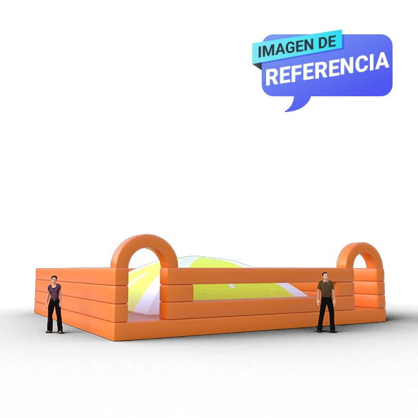 Inflable de carrera para desafíos al aire libre