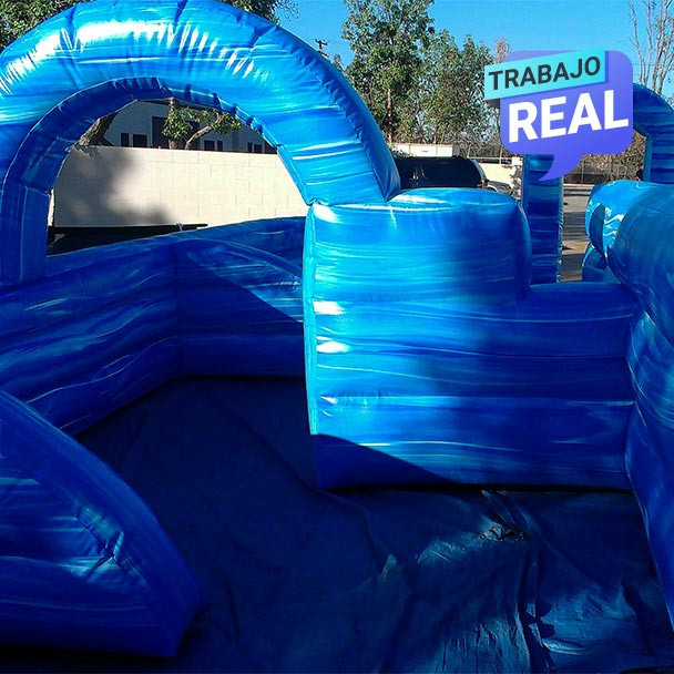 Interactivo inflable Water Tag  para actividades comerciales