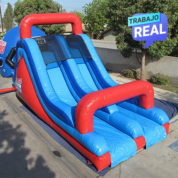 Escalada inflable para actividades comerciales