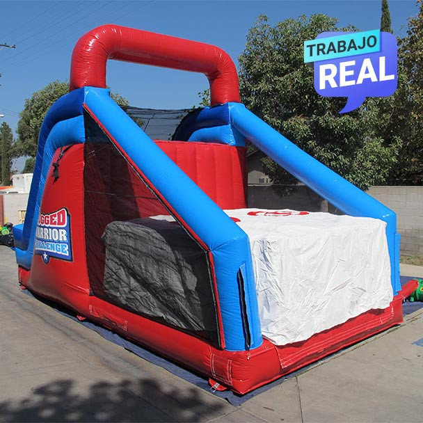 Pista de obstáculos inflable uso comercial