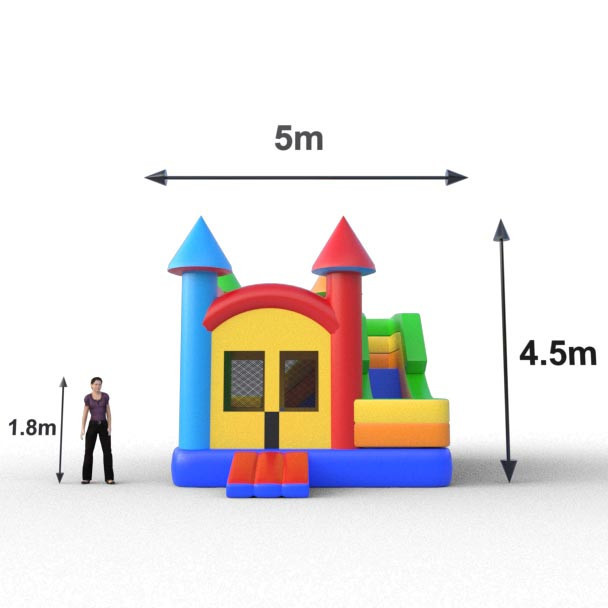 Inflable Castle Combo Twist para  actividades recreativas