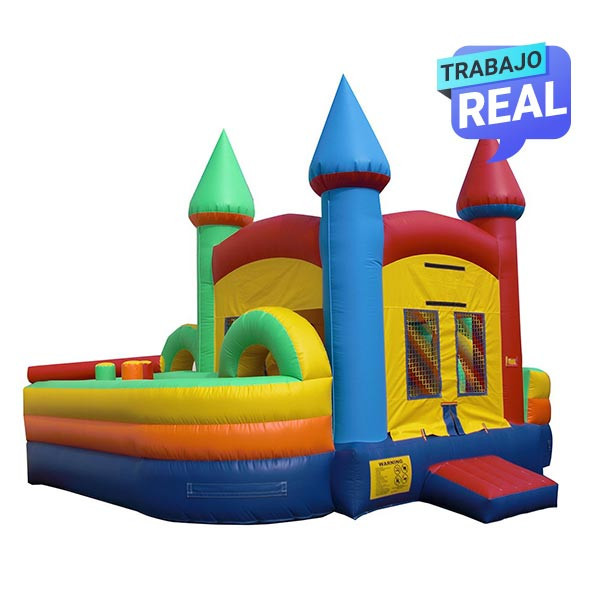 Combo Slide Obstacle Twist para actividades comerciales