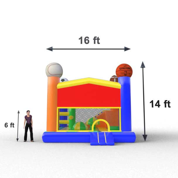 Inflable promocional Combo Sport para marcas