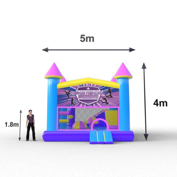 Combo Princesa Inflable para uso al aire libre